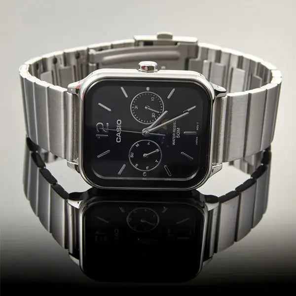 Relógio CASIO Moon Day 36mm Unissex - Aço Inoxidável | A Prova D'agua