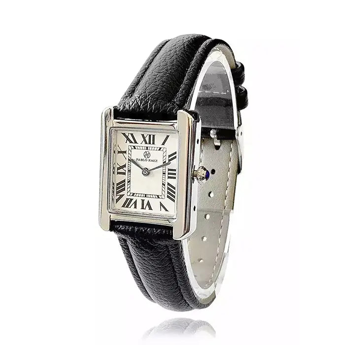 Relógio Feminino de Couro Vintage