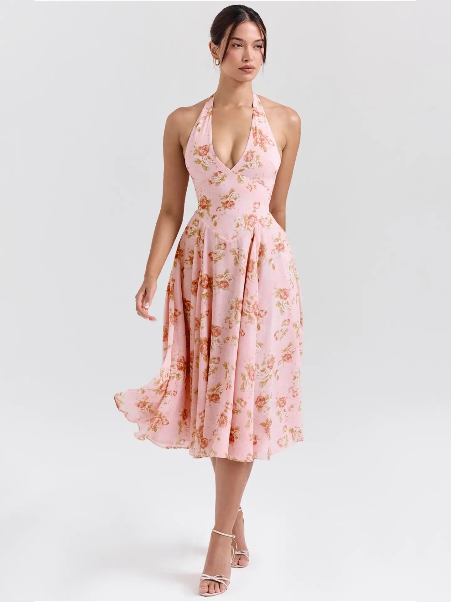 Vestido Midi Nysse - Rose