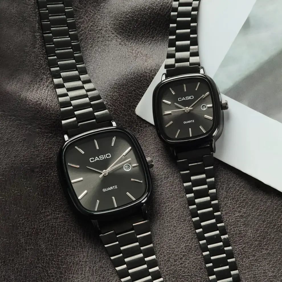 Relógio CASIO Luxurious - Resistente à água | Aço Inoxidável (New Edition) - COMPRE 1 LEVE 2