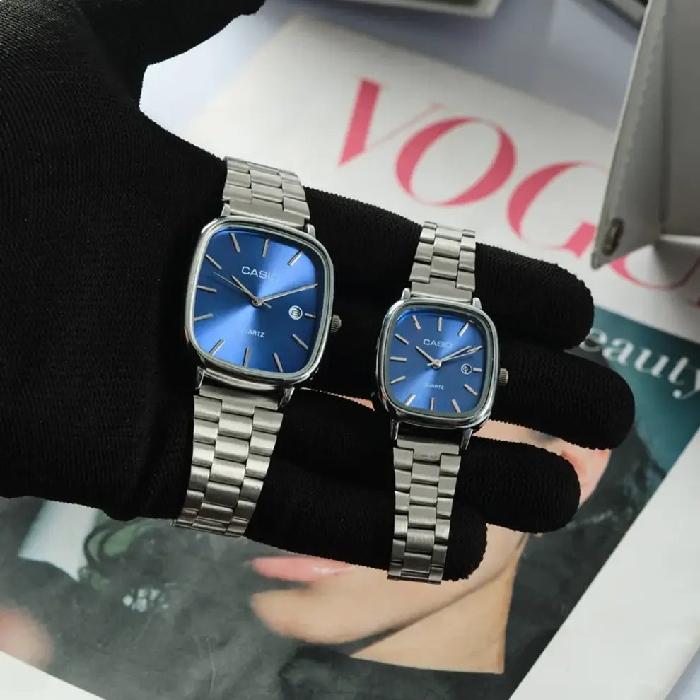Relógio CASIO Luxurious - Resistente à água | Aço Inoxidável (New Edition) - COMPRE 1 LEVE 2