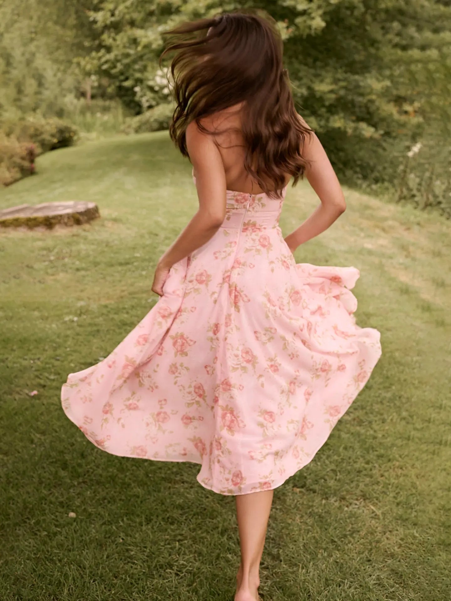 Vestido Midi Nysse - Rose