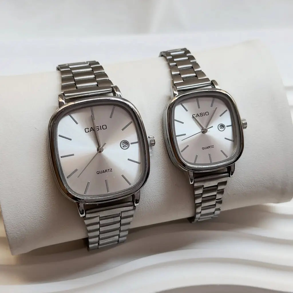 Relógio CASIO Luxurious - Resistente à água | Aço Inoxidável (New Edition) - COMPRE 1 LEVE 2
