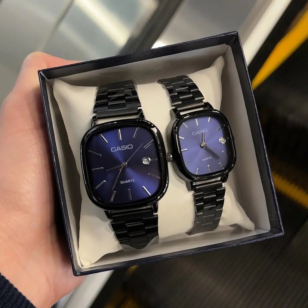 Relógio CASIO Luxurious - Resistente à água | Aço Inoxidável (New Edition) - COMPRE 1 LEVE 2