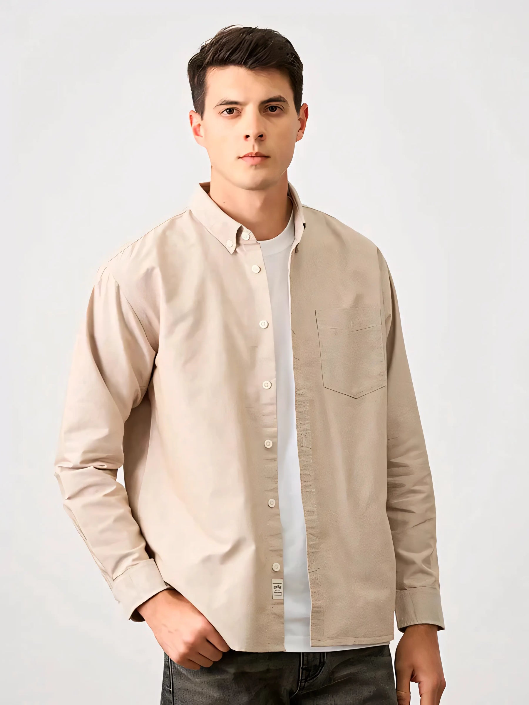 Jaqueta Masculina Oxford Sólida