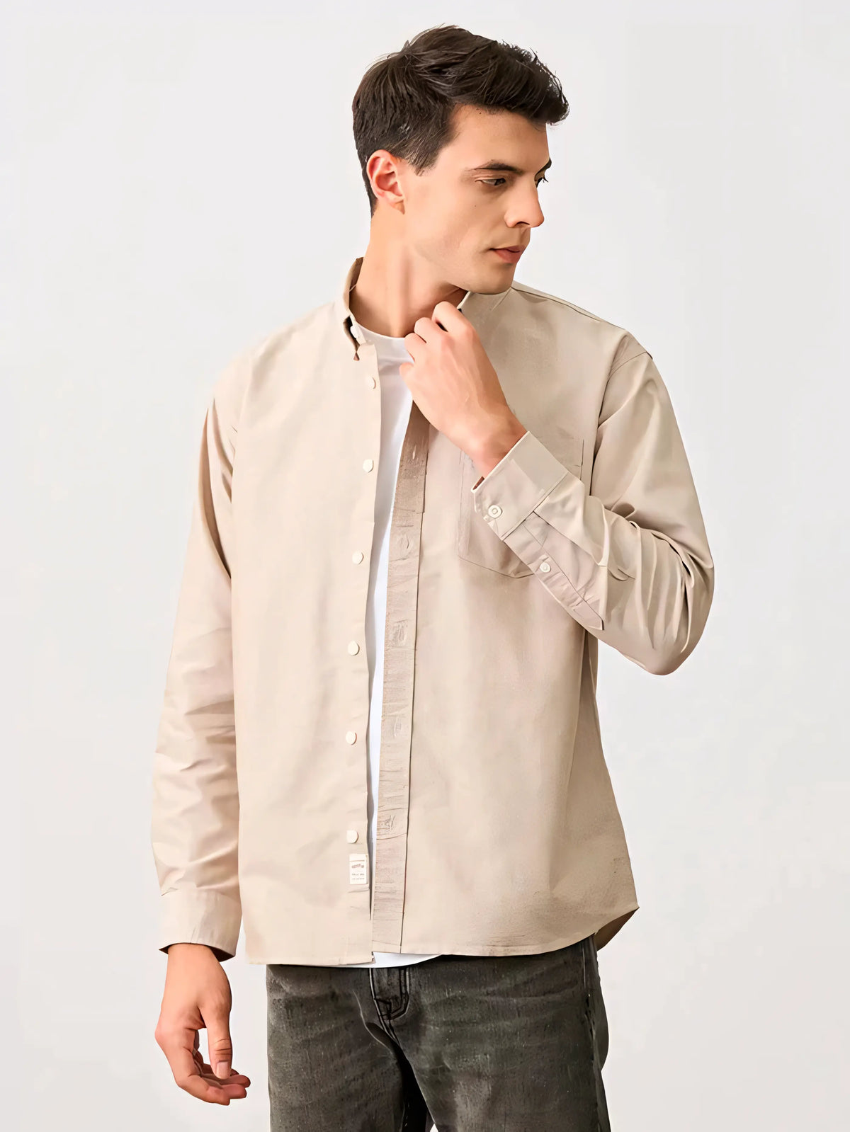 Jaqueta Masculina Oxford Sólida