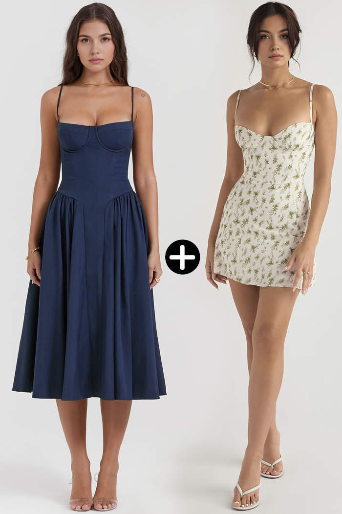 Vestido Bustier Amélie e Stella - Compre 1 Leve 2