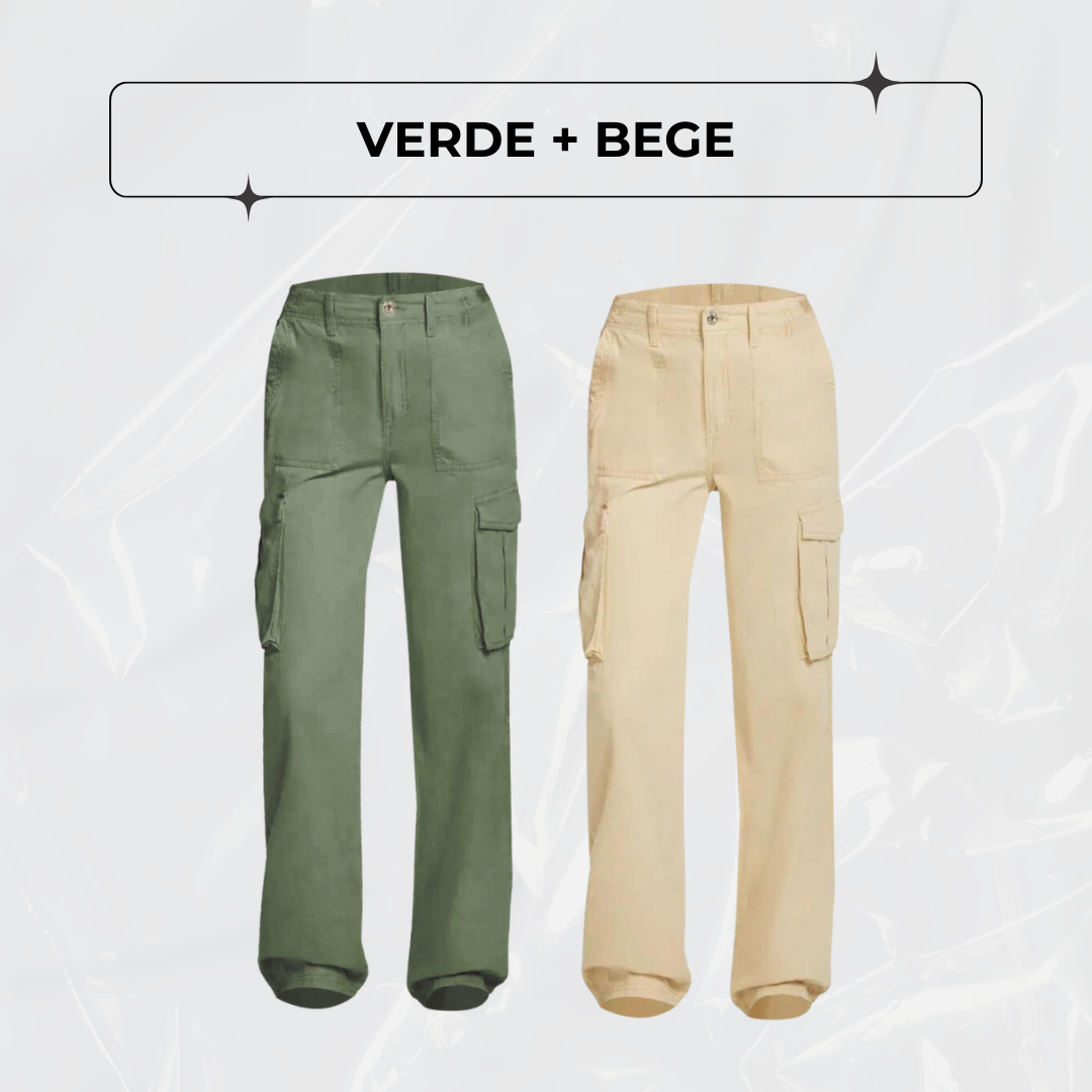 Calça Cargo Ajustável Curve Perfect - LEVE 2, PAGUE 1