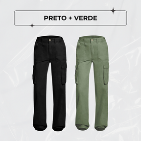 Calça Cargo Ajustável Curve Perfect - LEVE 2, PAGUE 1