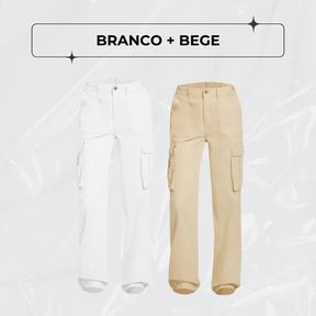 Calça Cargo Ajustável Curve Perfect - LEVE 2, PAGUE 1