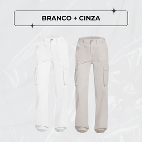 Calça Cargo Ajustável Curve Perfect - LEVE 2, PAGUE 1