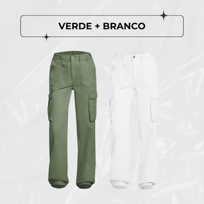 Calça Cargo Ajustável Curve Perfect - LEVE 2, PAGUE 1