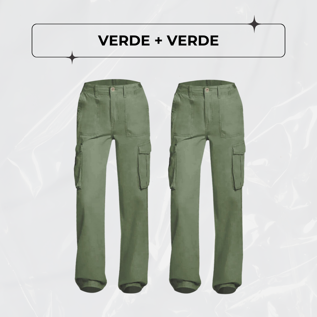 Calça Cargo Ajustável Curve Perfect - LEVE 2, PAGUE 1