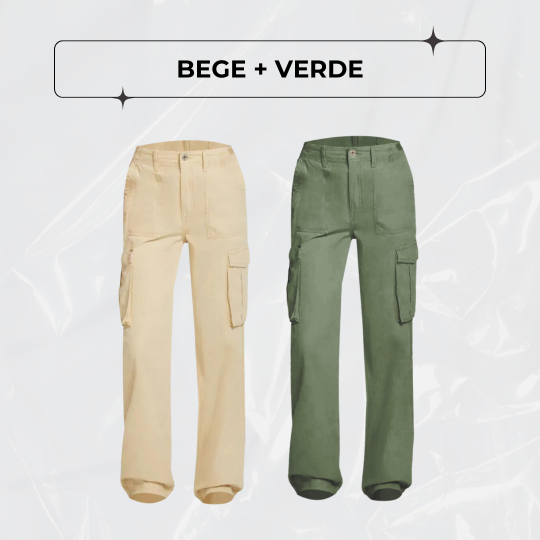 Calça Cargo Ajustável Curve Perfect - LEVE 2, PAGUE 1