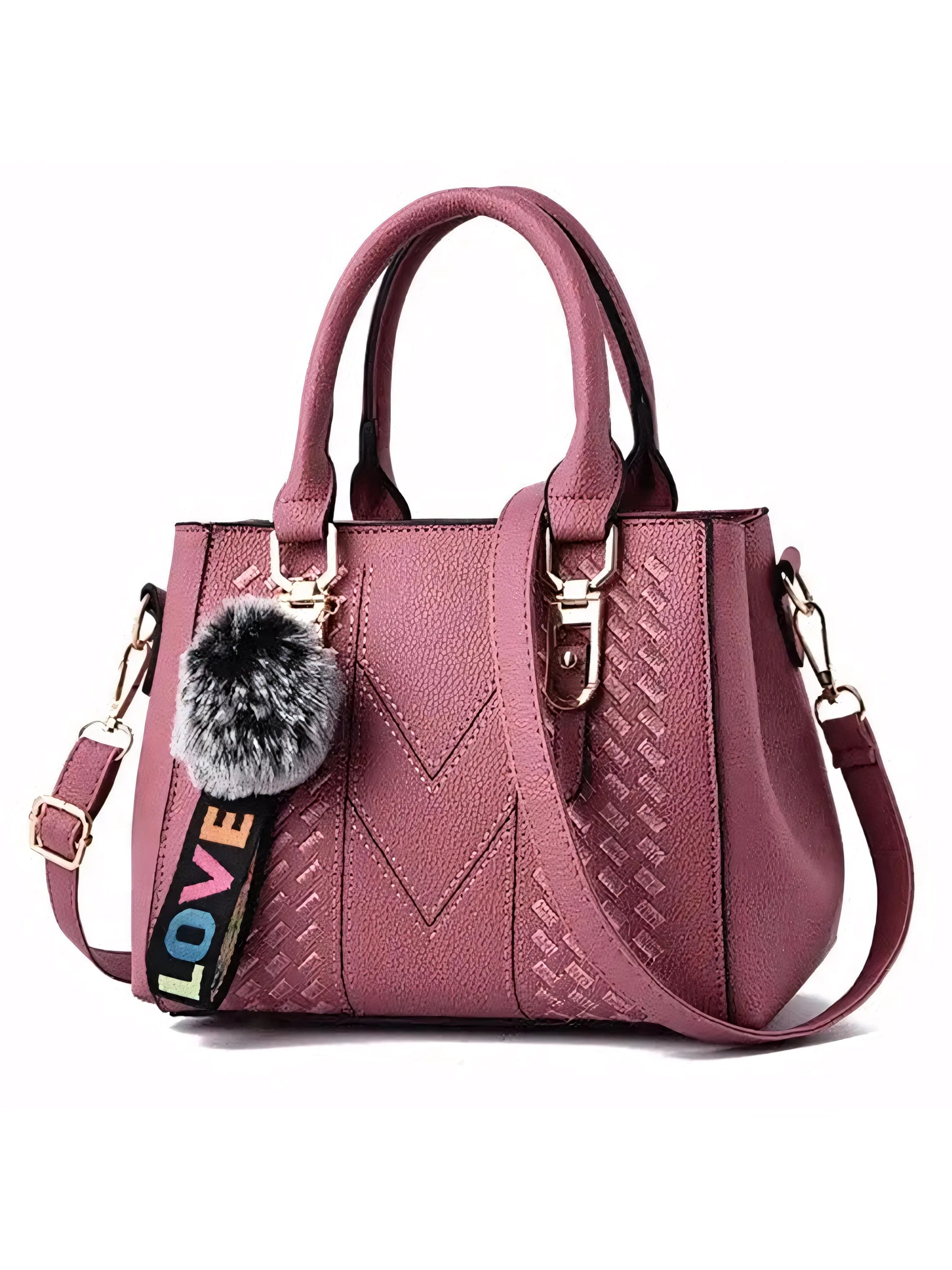 Bolsa Feminina de Couro Couture Carrier