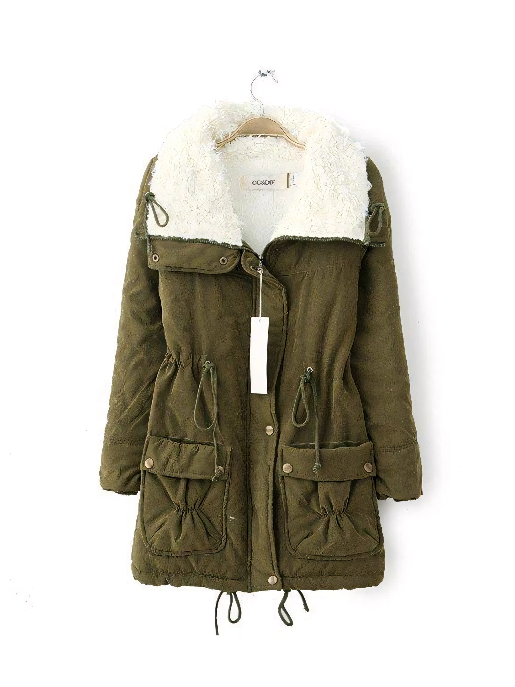 Parka Peluciada Feminina