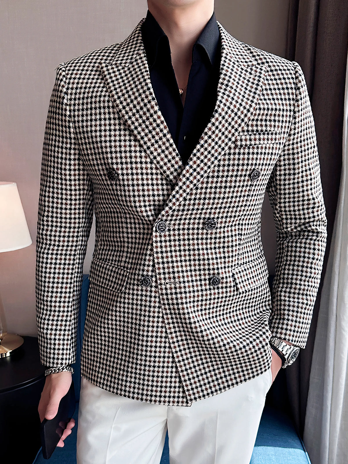 Blazer Masculino Casual Britânico