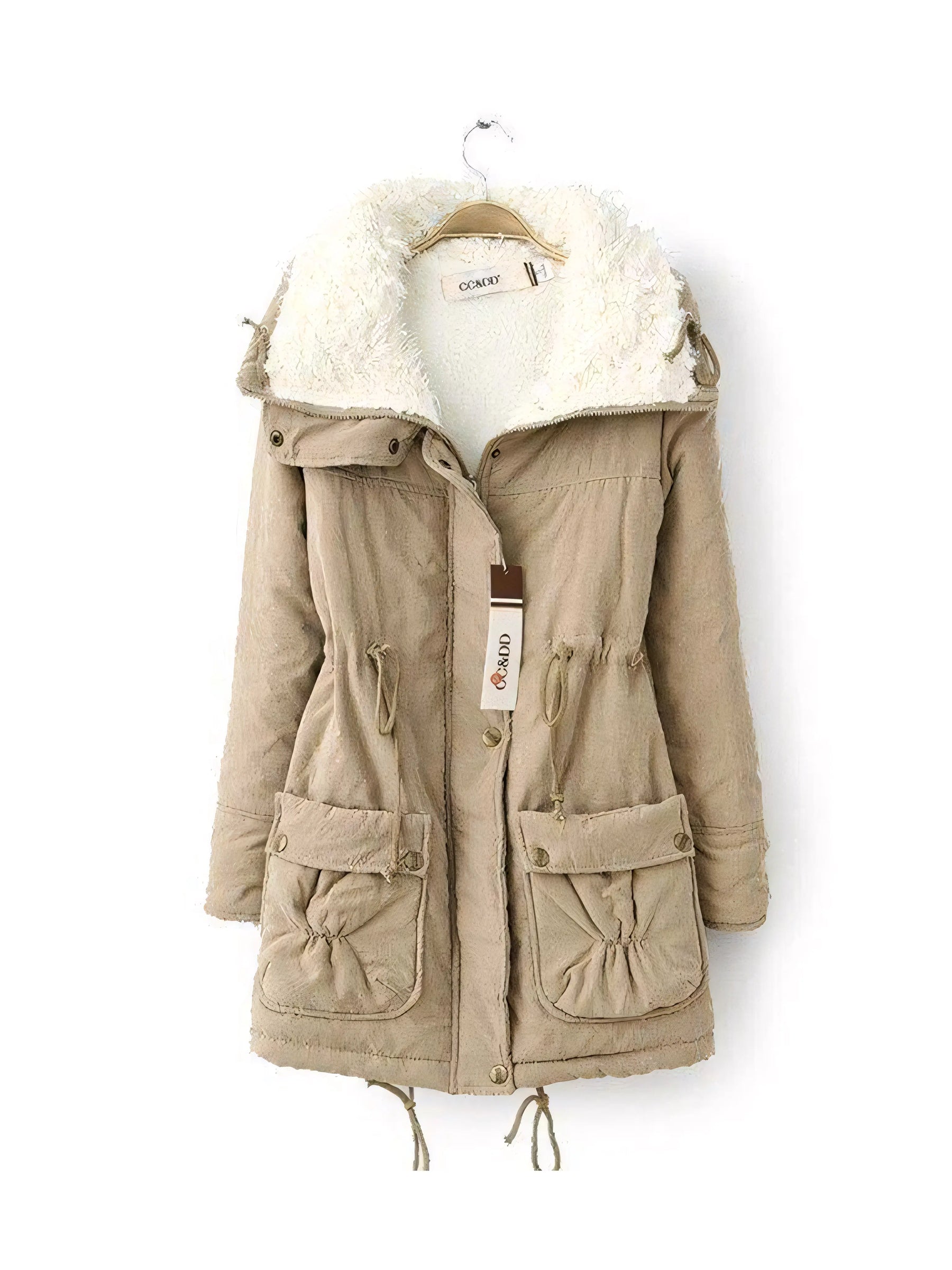 Parka Peluciada Feminina