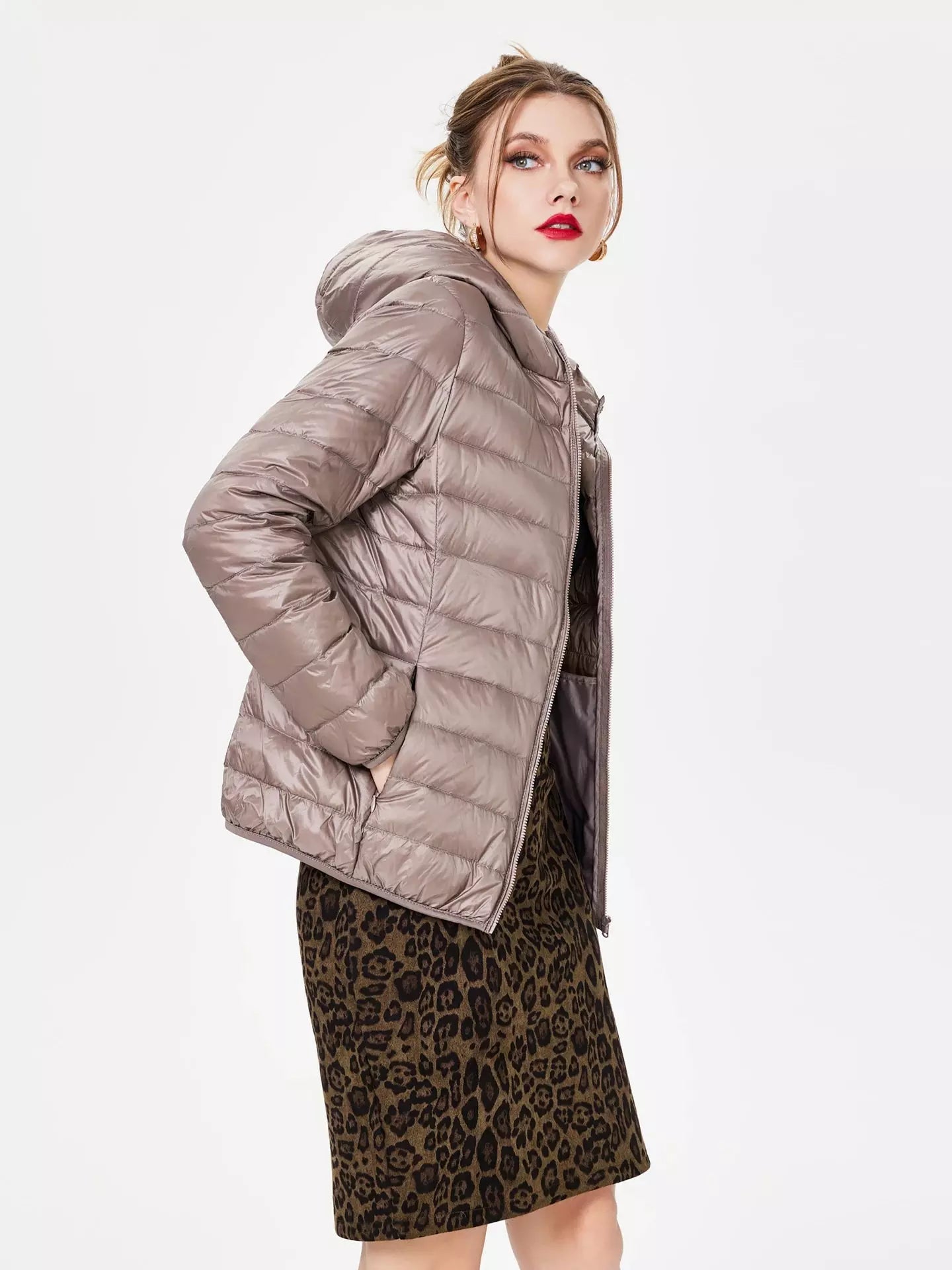 Jaqueta Puffer Soft Impermeável Feminina