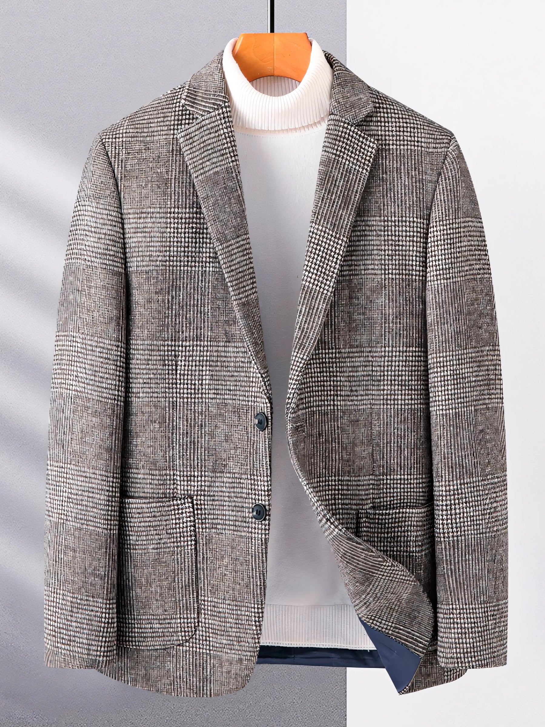 Blazer Masculino Xadrez Clássico