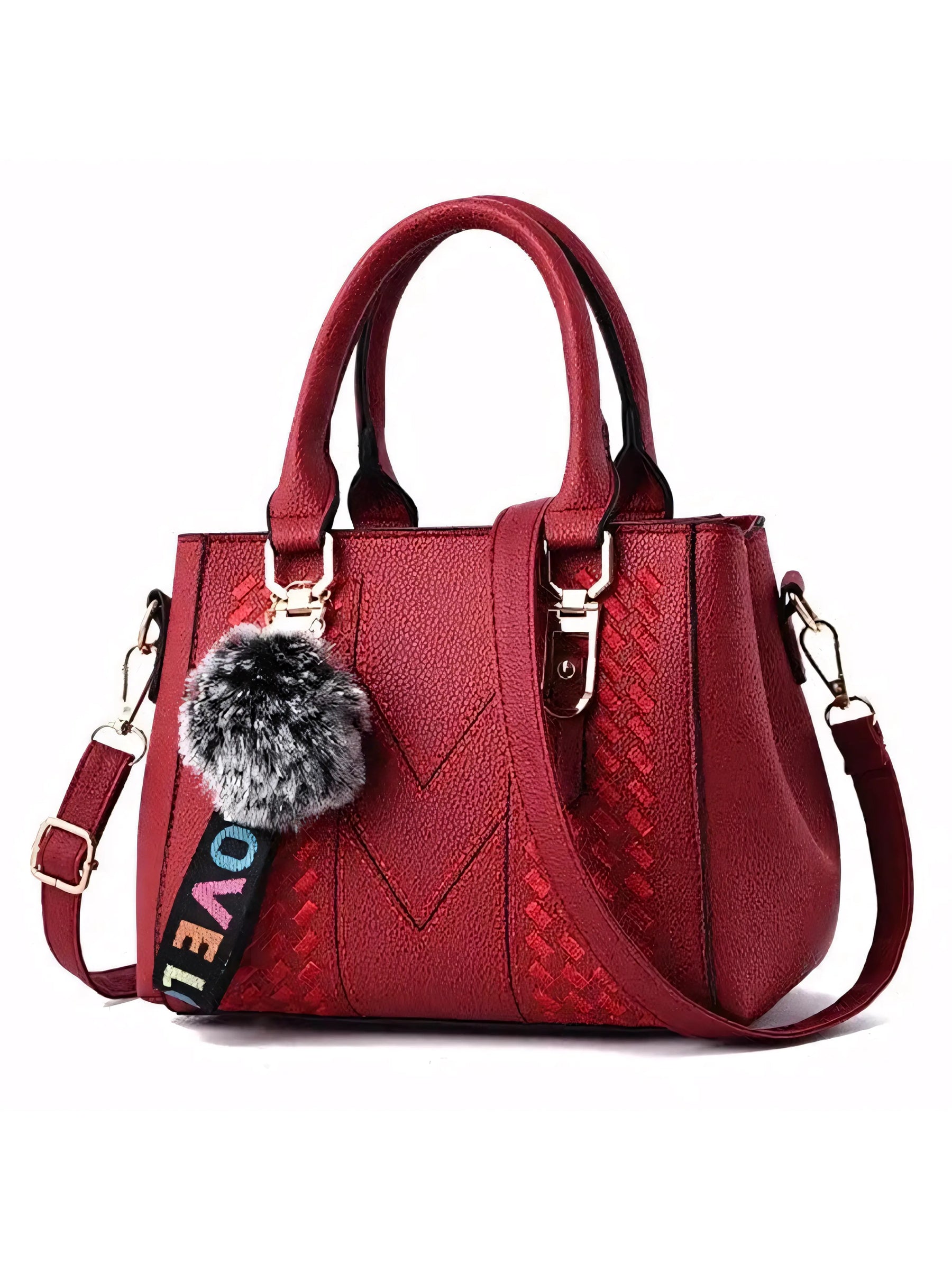 Bolsa Feminina de Couro Couture Carrier