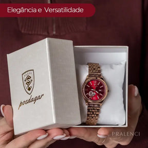 Relógio POEDAGAR Versatility - Feminino Quartzo | Aço Inoxidável