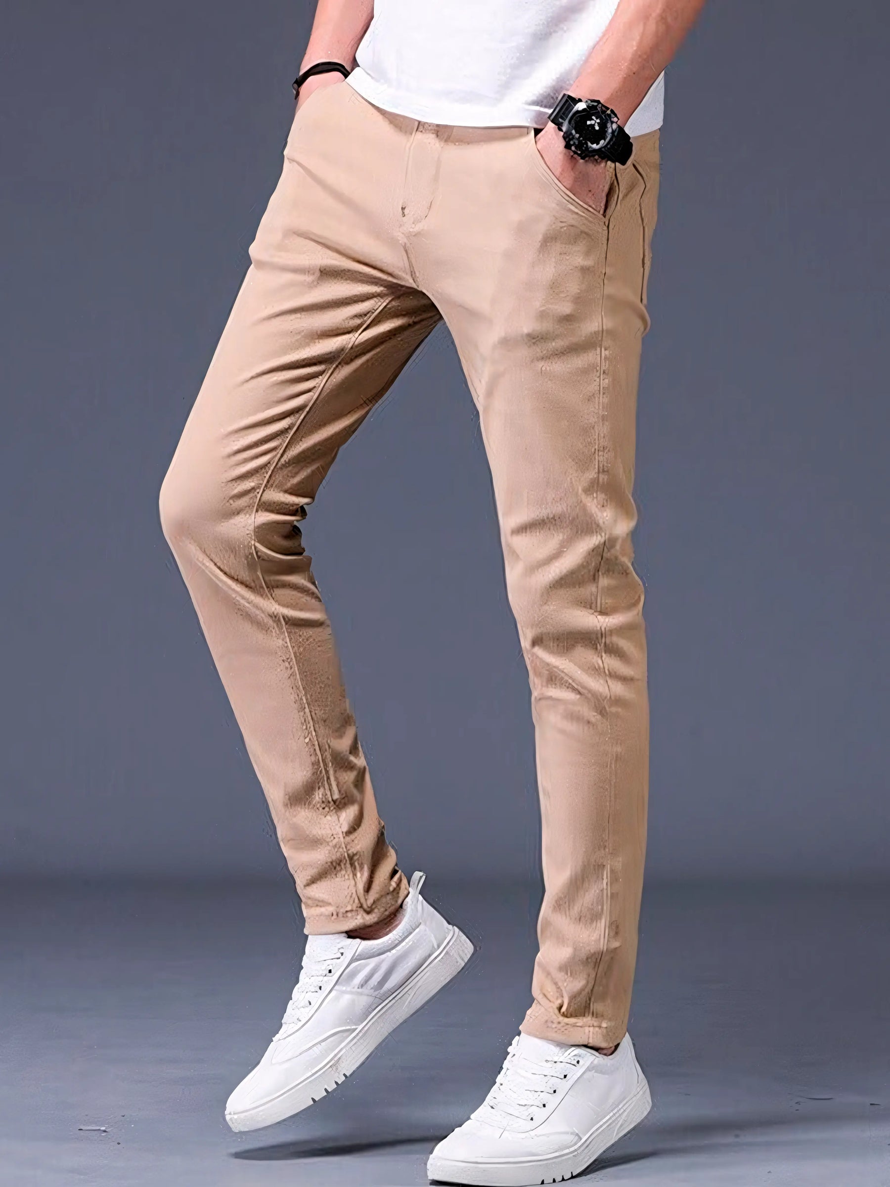 Calças Slim Fit Streous Masculino Lux