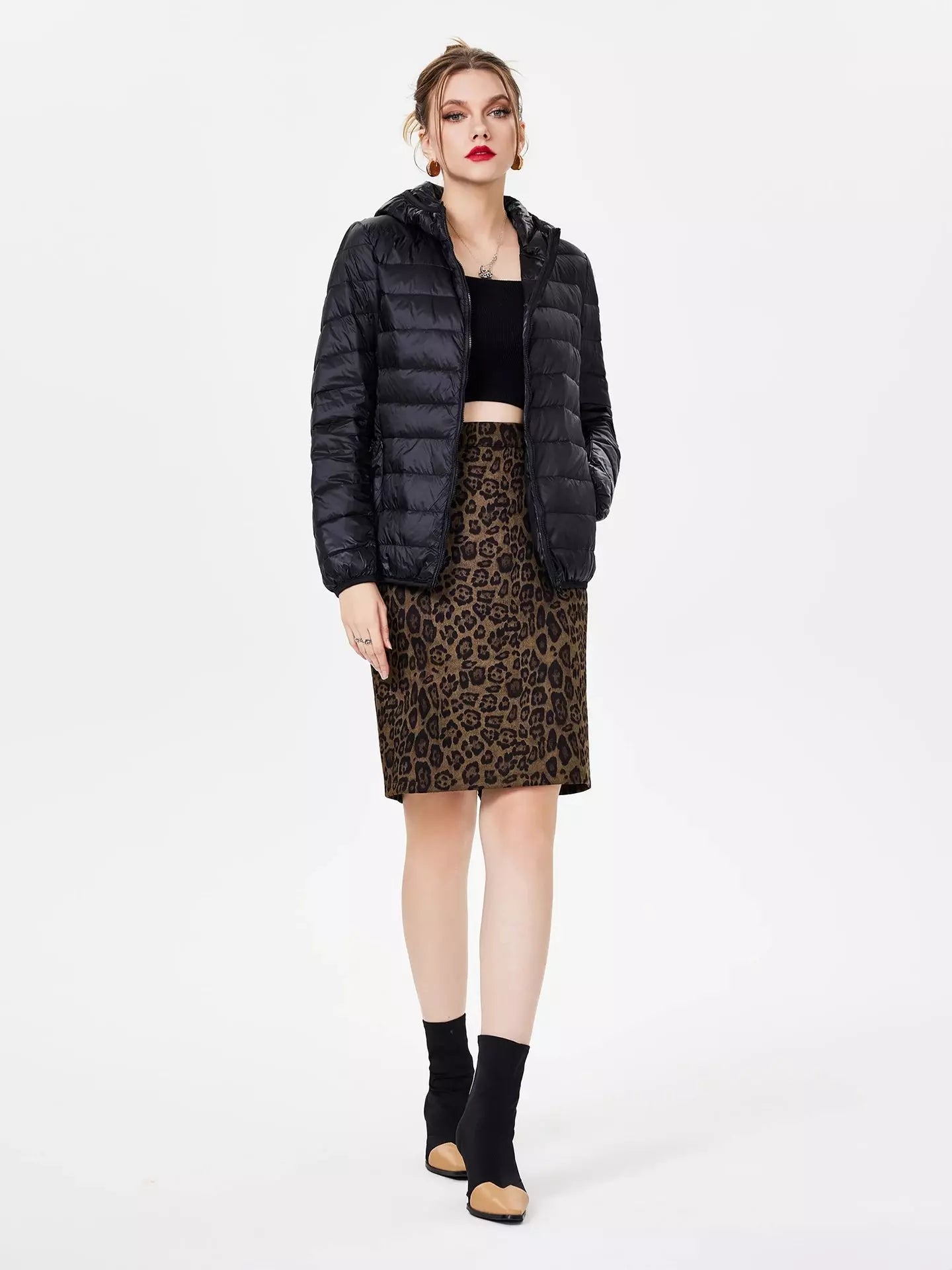 Jaqueta Puffer Soft Impermeável Feminina