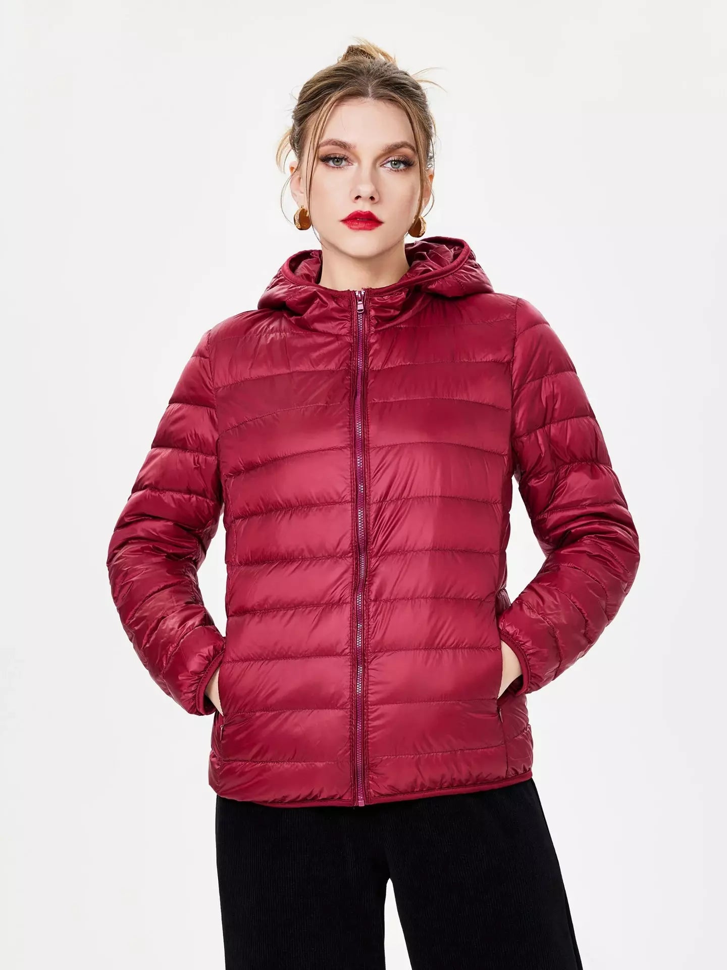 Jaqueta Puffer Soft Impermeável Feminina