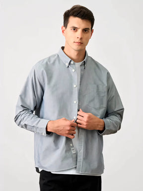 Camisa Masculina Oxford Sólida