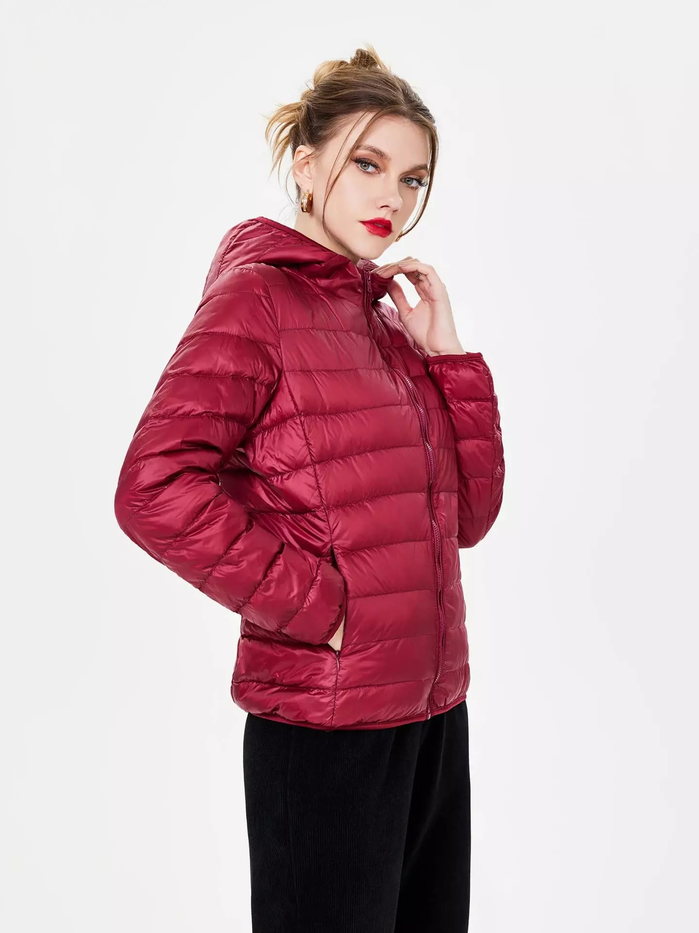 Jaqueta Puffer Soft Impermeável Feminina