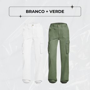 Calça Cargo Ajustável Curve Perfect - LEVE 2, PAGUE 1