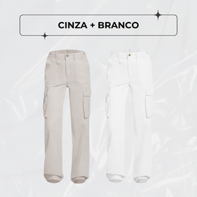 Calça Cargo Ajustável Curve Perfect - LEVE 2, PAGUE 1